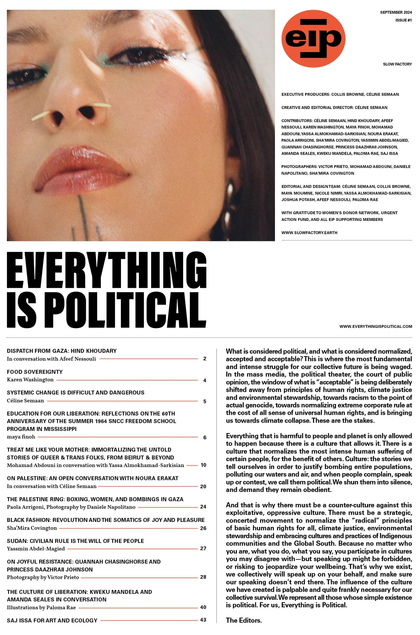 Everything is Political – Issue #1