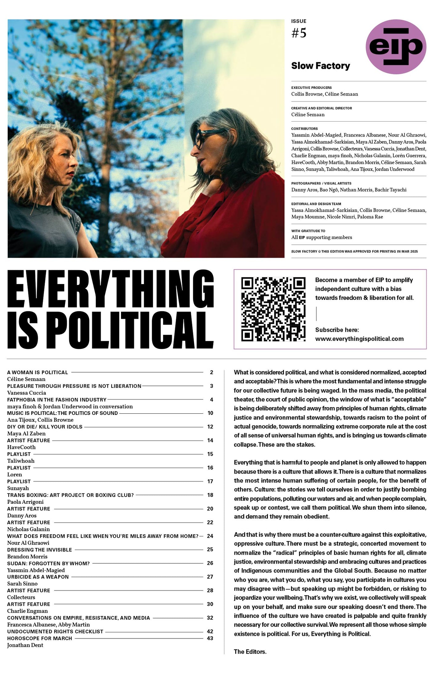 Everything is Political – Issue #5